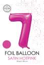 XXL Folienballon Zahl 7 Satin Pink